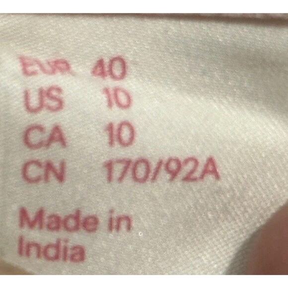 H&M Conscious Collection Sleeveless elet Lace Top Size 10 Organic Cotton - Picture 5 of 8